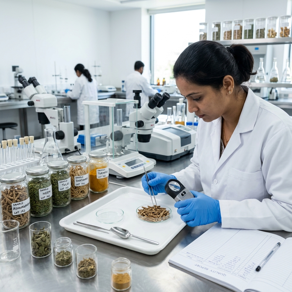 Pparam Veda Botanical Quality Sourcing & Inspection